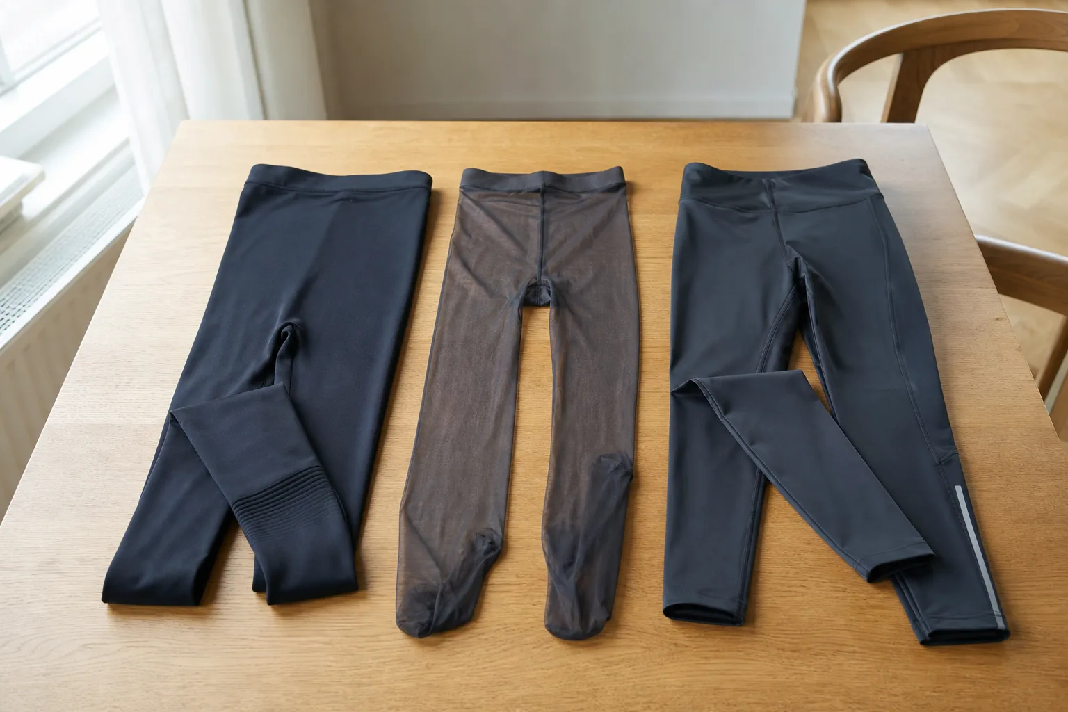Leggings, strumpbyxor och träningstights uppradade