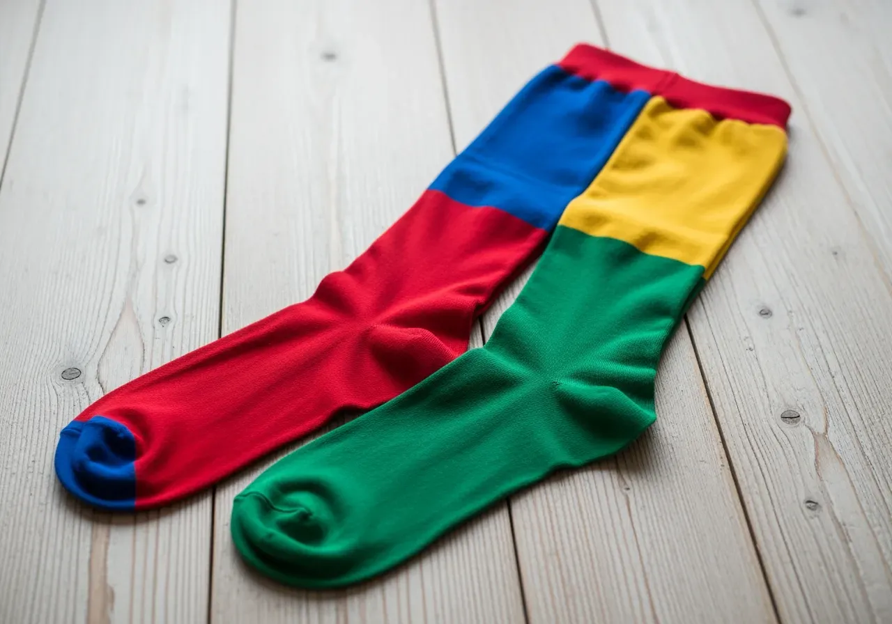 Färgade strumpbyxor i starka färger