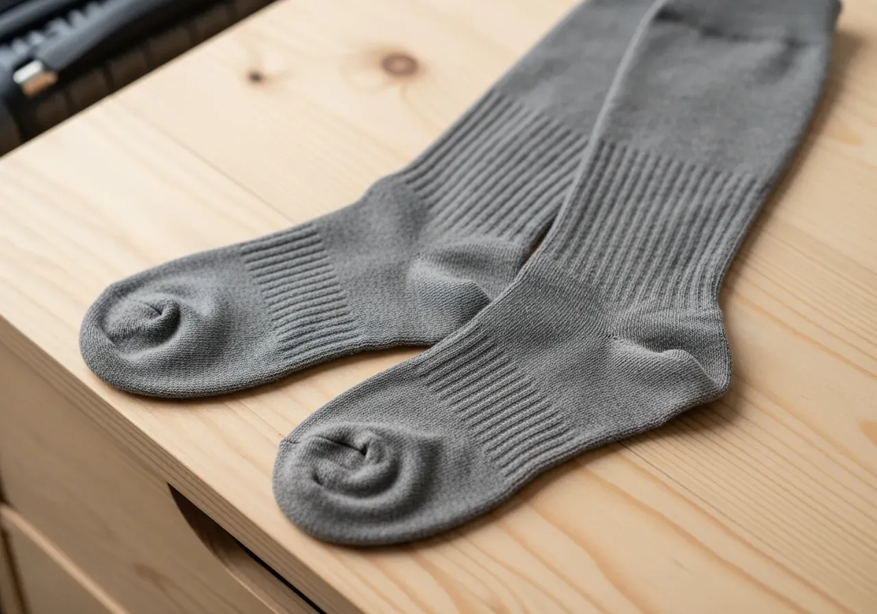 Luktresistenta knästrumpor för jobb och resa