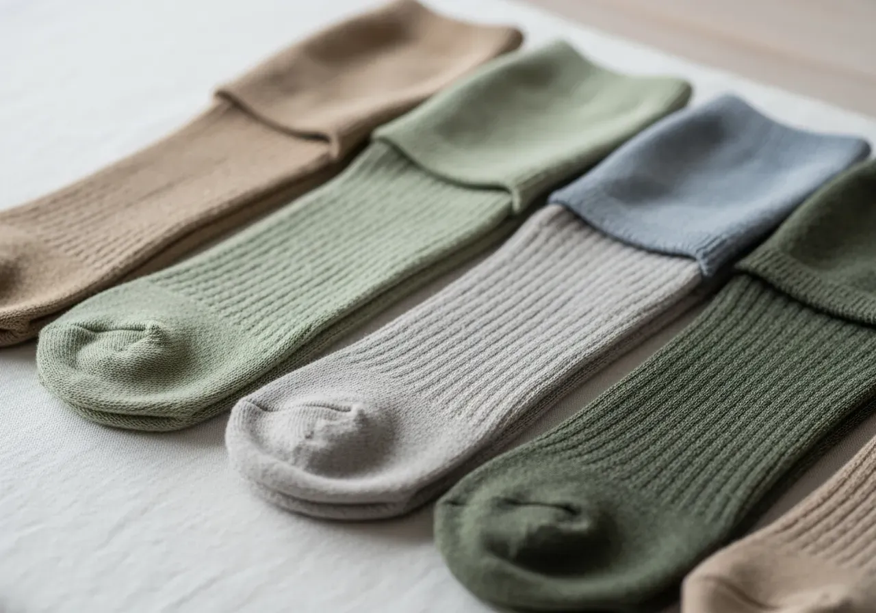 Miljövänliga knästrumpor och strumpbyxor