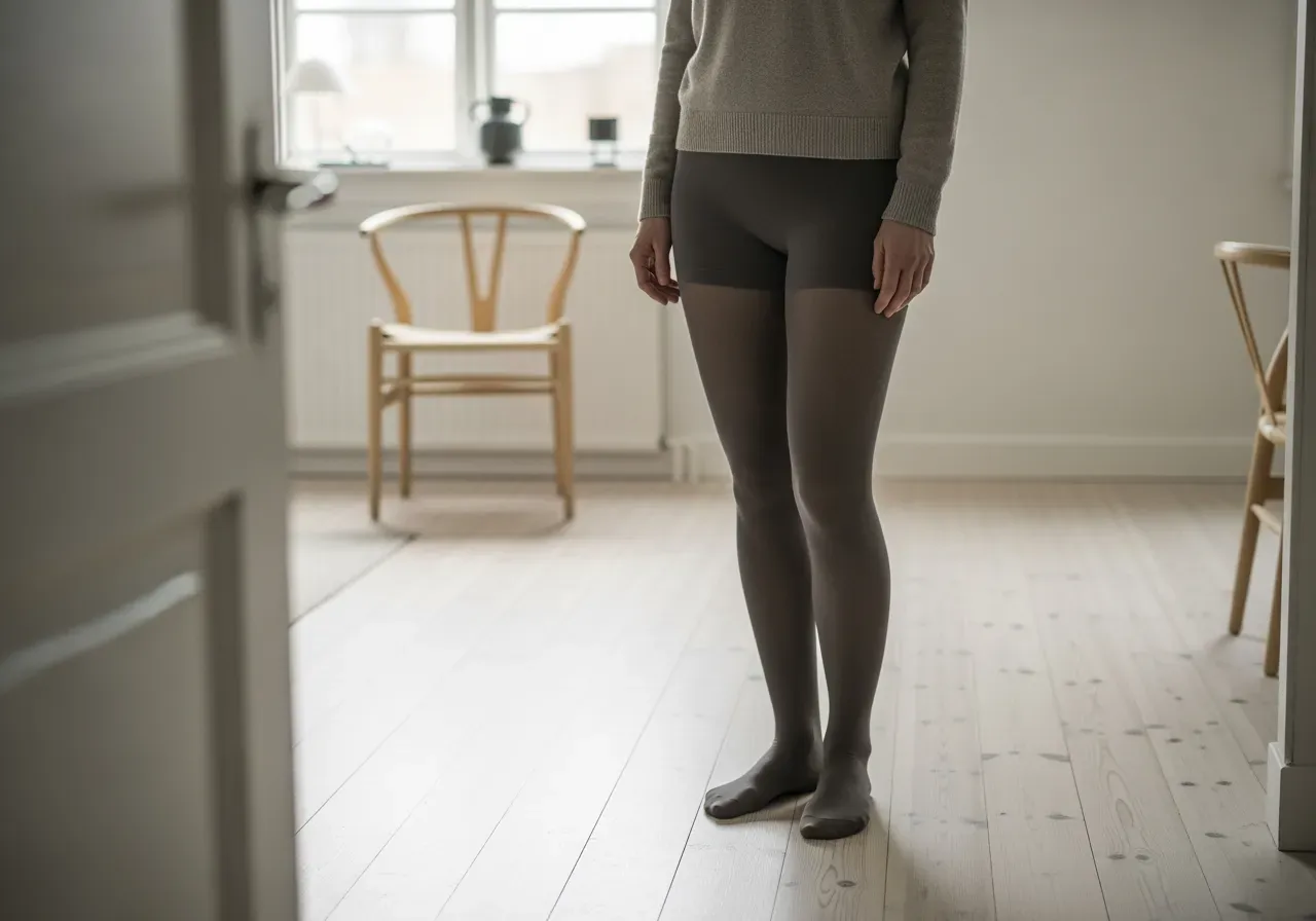 Kvinna i strumpbyxor